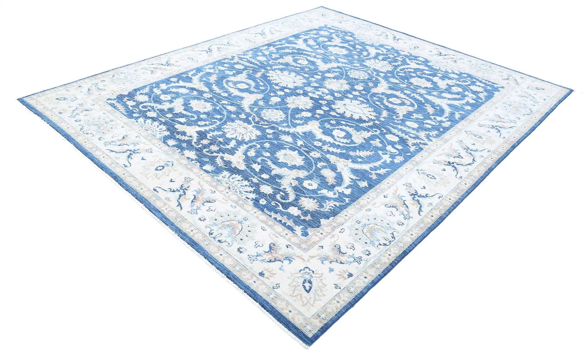 Hand Knotted Ziegler Farhan Wool Rug - 7'10'' x 9'6'' - Arteverk Rugs Area rug