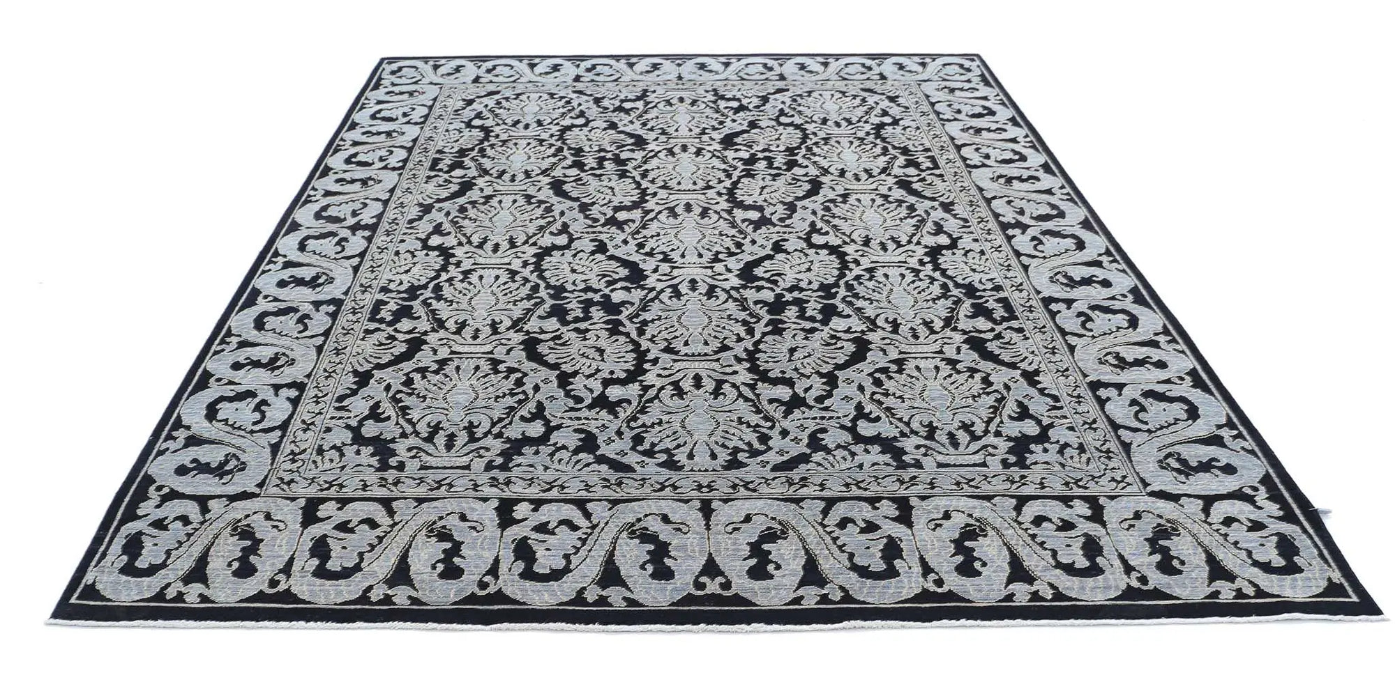 Hand Knotted Ziegler Farhan Wool Rug - 8'0'' x 9'11'' - Arteverk Rugs Area rug