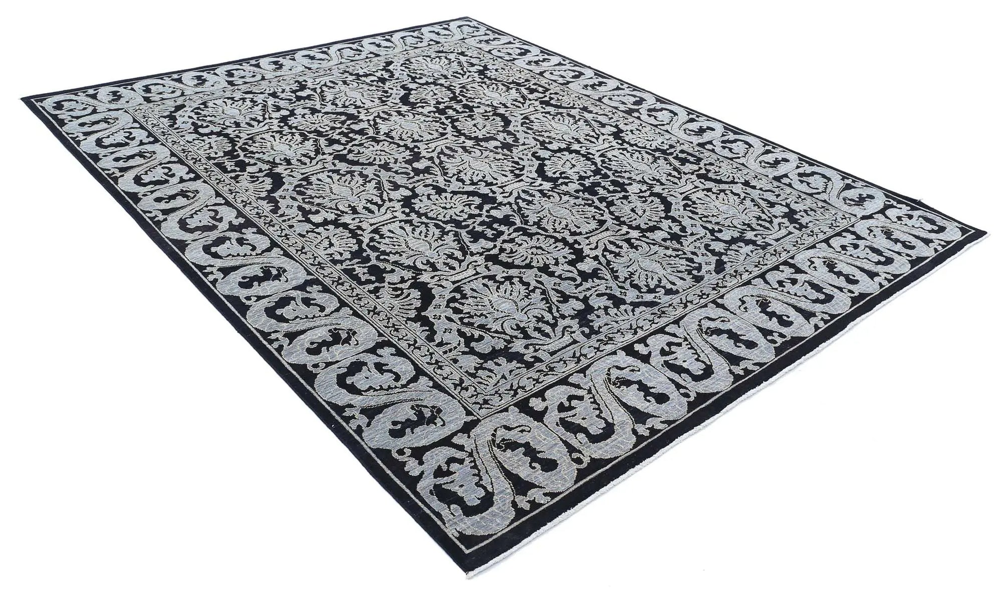 Hand Knotted Ziegler Farhan Wool Rug - 8'0'' x 9'11'' - Arteverk Rugs Area rug