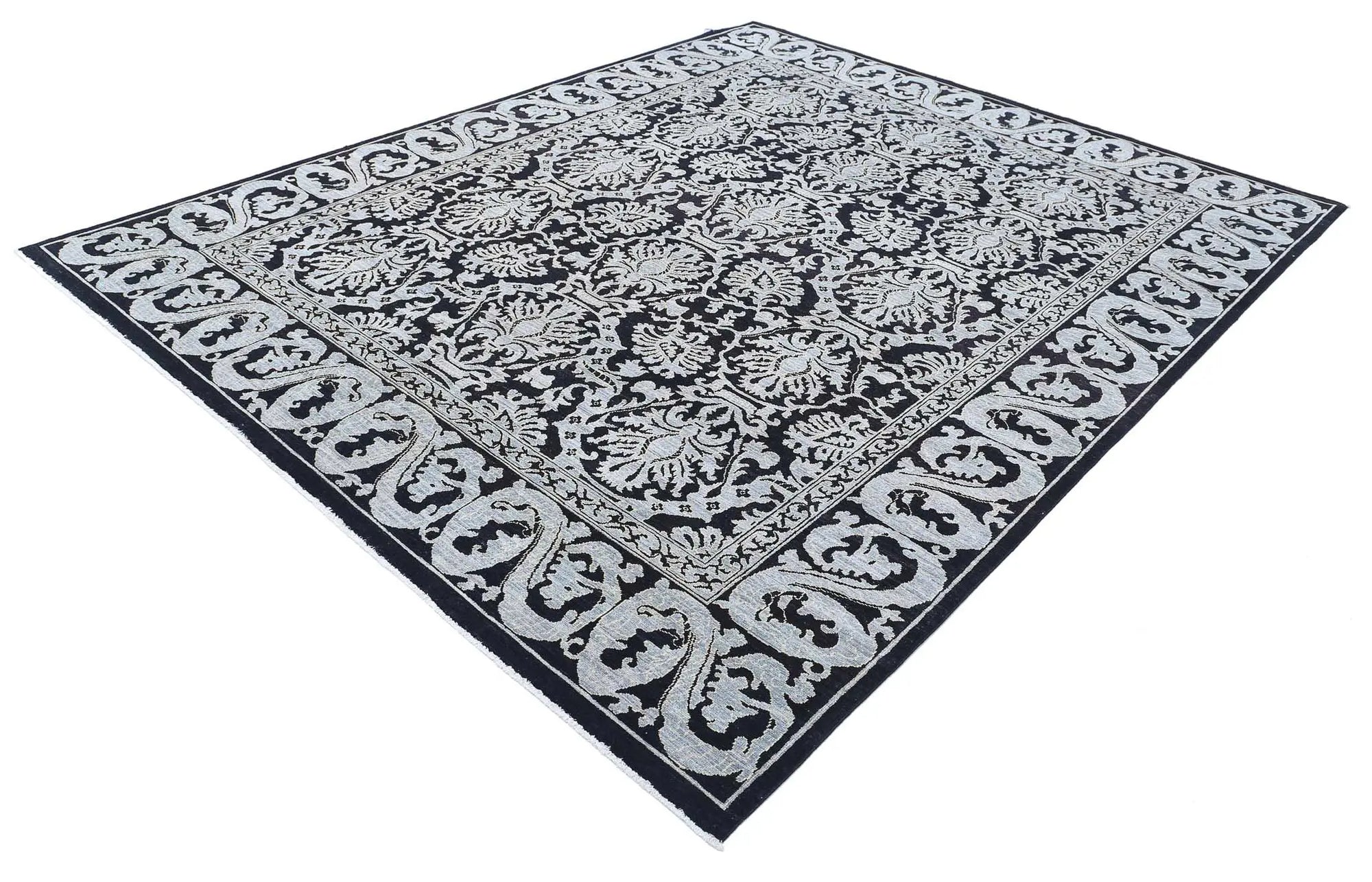 Hand Knotted Ziegler Farhan Wool Rug - 8'0'' x 9'11'' - Arteverk Rugs Area rug