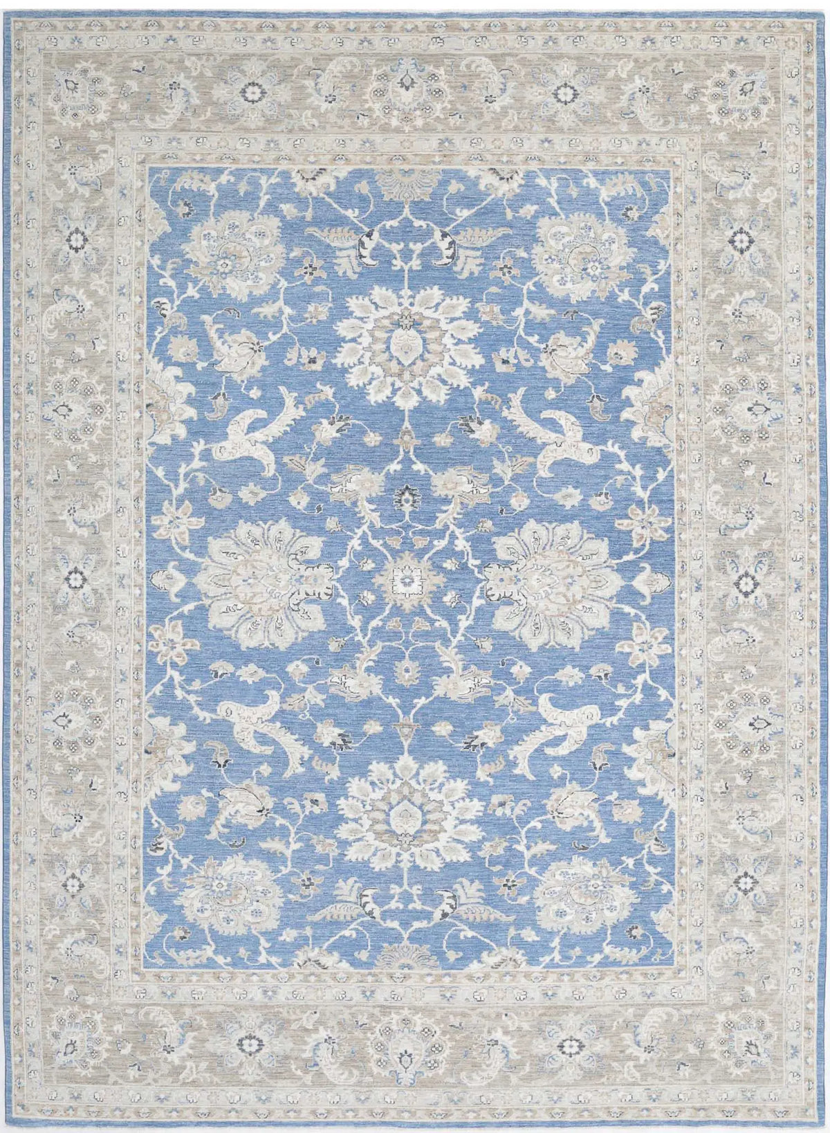 Hand Knotted Ziegler Farhan Wool Rug - 8&#39;8&#39;&#39; x 11&#39;8&#39;&#39;