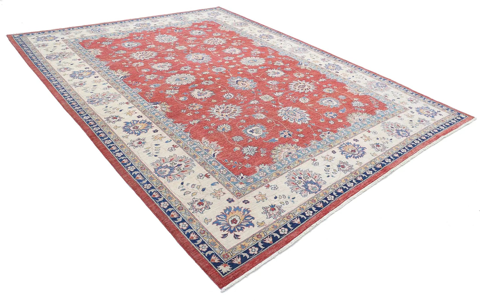 Hand Knotted Ziegler Sultanabad Wool Rug - 9'2'' x 11'10''