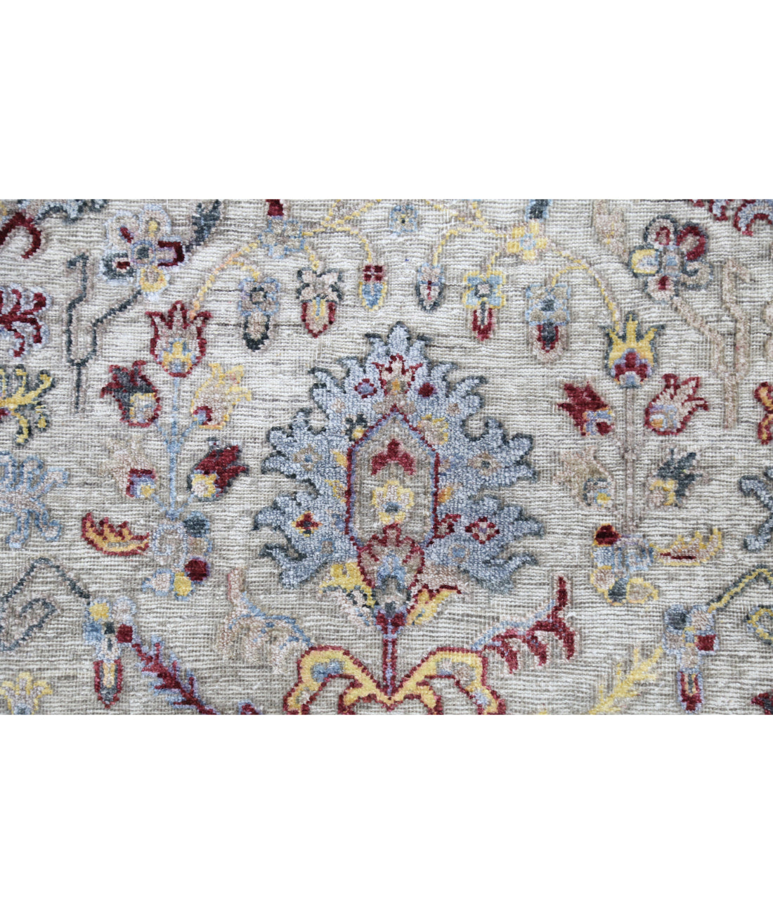 Hand Knotted Traditional Linden Wool & Silk & Cotton Rug Arteverk Arteverk Rugs