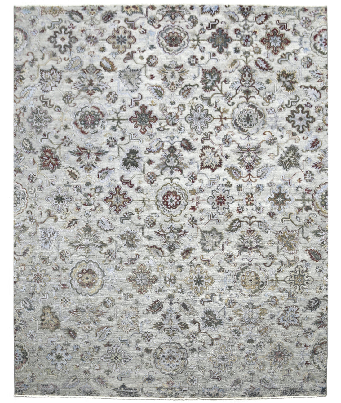 Hand Knotted traditional Oakley Wool & Silk & Cotton Rug Arteverk Arteverk Rugs