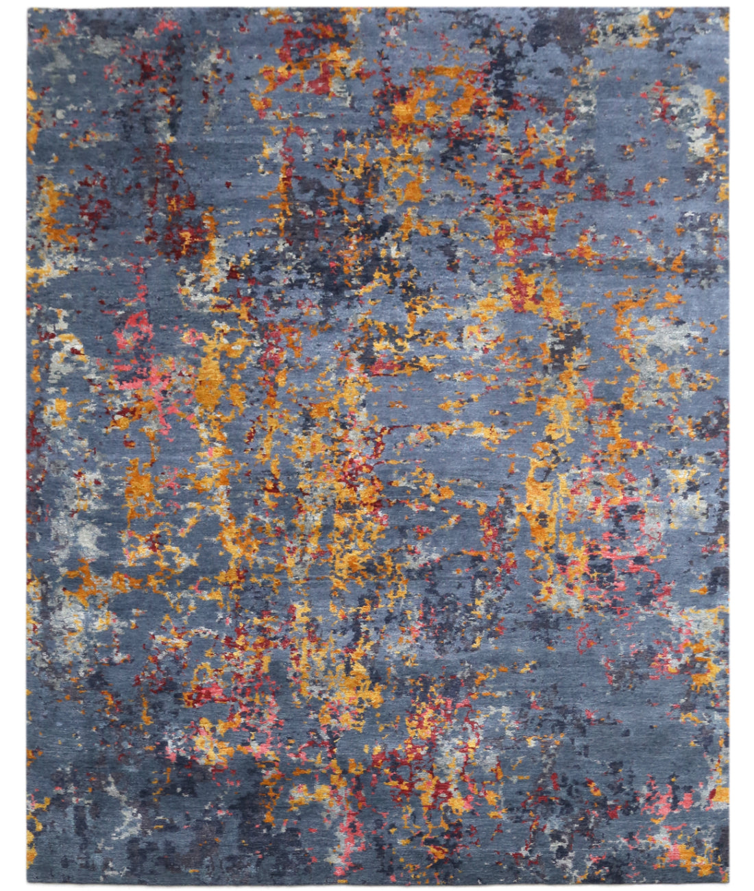 Hand Knotted Tibetan Landry Wool & Silk & Cotton Rug Arteverk Arteverk Rugs