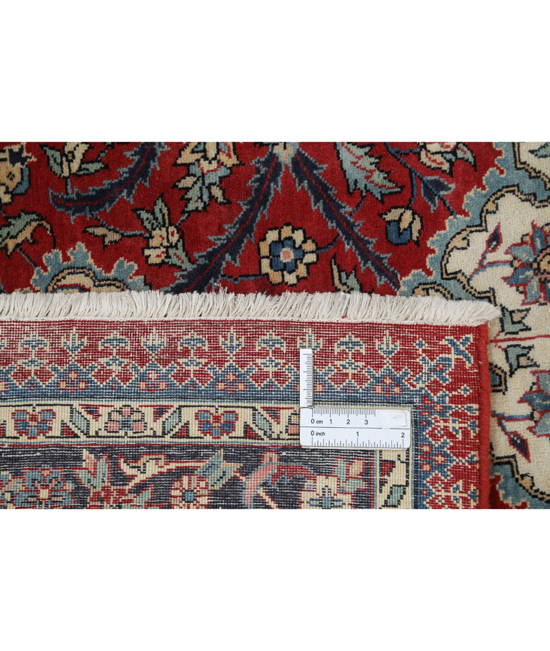 Hand Knotted Heritage Fine Persian Style Wool Rug - 4'7'' x 7'1'' 4'7'' x 7'1'' (138 X 213) / Red / Blue