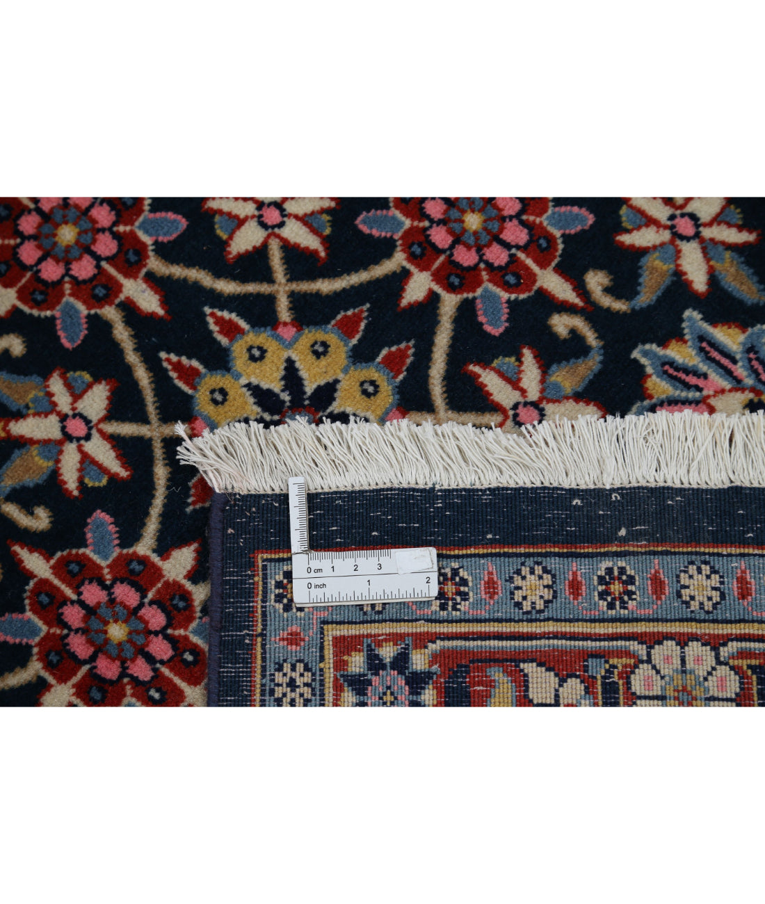 Hand Knotted Heritage Fine Persian Style Wool Rug - 2'5'' x 8'7'' 2'5'' x 8'7'' (73 X 258) / Blue / Red