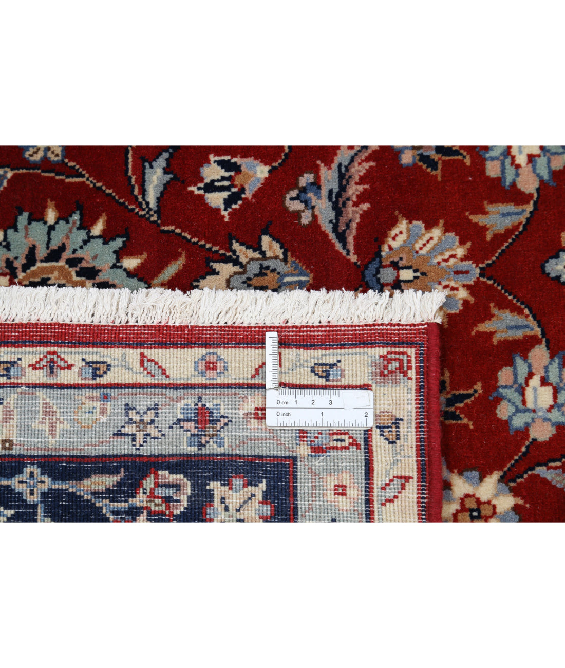 Hand Knotted Heritage Fine Persian Style Wool Rug - 4'11'' x 8'0'' 4'11'' x 8'0'' (148 X 240) / Red / Blue