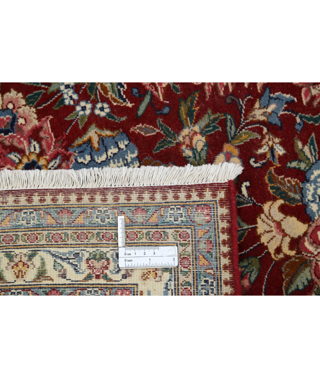 Hand Knotted Heritage Fine Persian Style Wool Rug - 10'1'' x 14'0'' 10'1'' x 14'0'' (303 X 420) / Red / Ivory