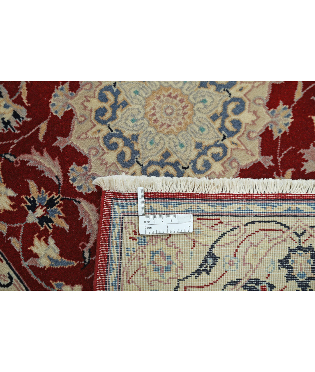 Hand Knotted Heritage Persian Style Wool Rug - 2'6'' x 7'11'' 2'6'' x 7'11'' (75 X 238) / Red / Ivory