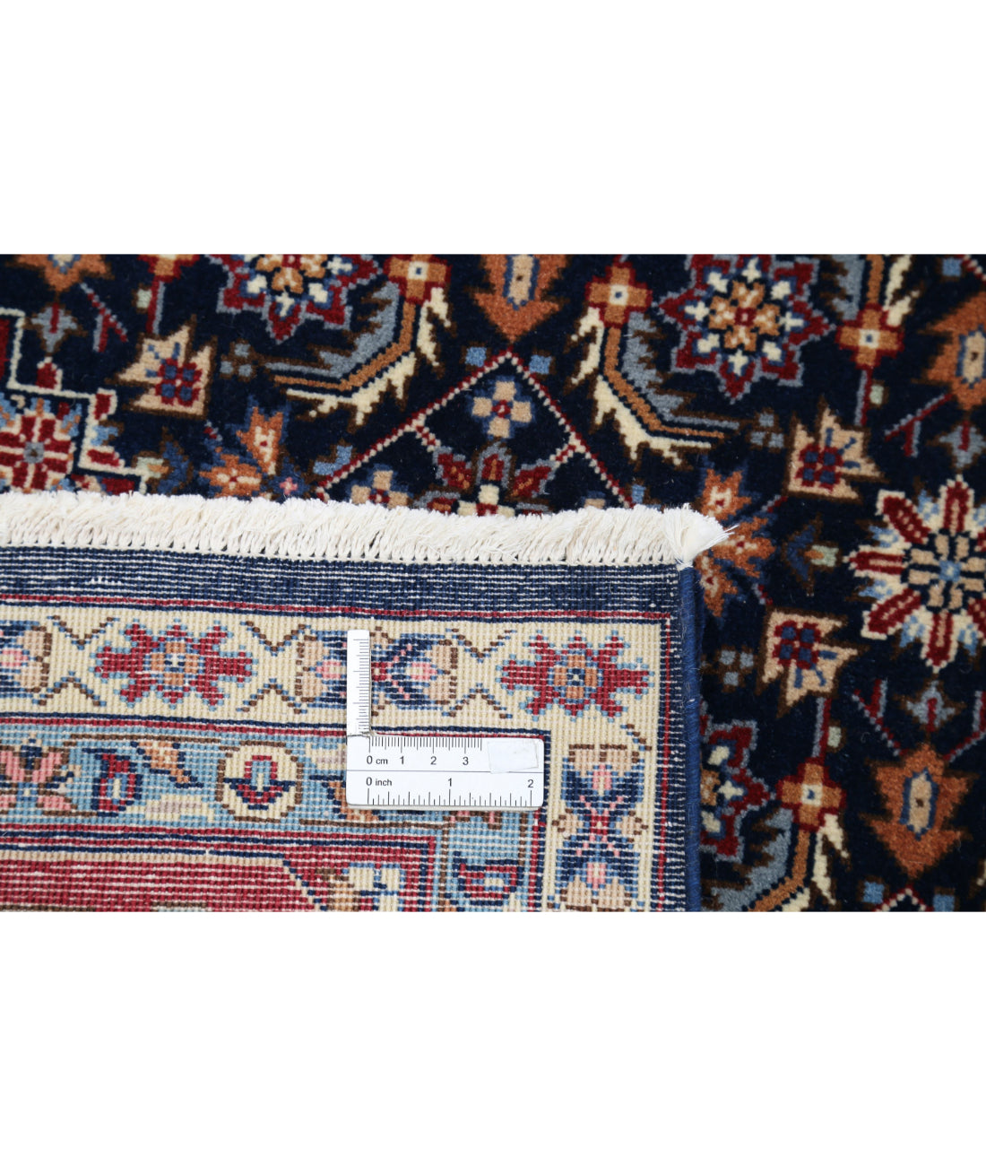 Hand Knotted Heritage Persian Style Herati Wool Rug - 6'5'' x 6'6'' 6'5'' x 6'6'' (193 X 195) / Blue / Red