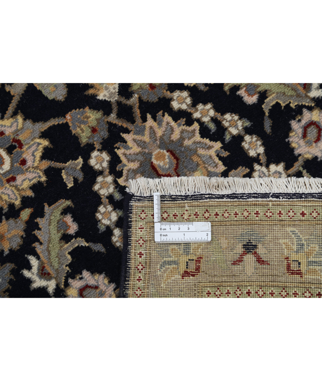 Hand Knotted Heritage Persian Style Wool Rug - 2'7'' x 11'1'' 2'7'' x 11'1'' (78 X 333) / Blue / Tan