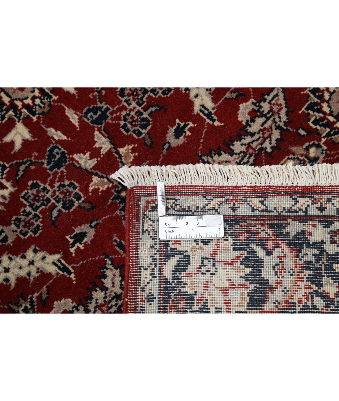 Hand Knotted Heritage Persian Style Wool Rug - 2'6'' x 12'1'' 2'6'' x 12'1'' (75 X 363) / Red / Blue