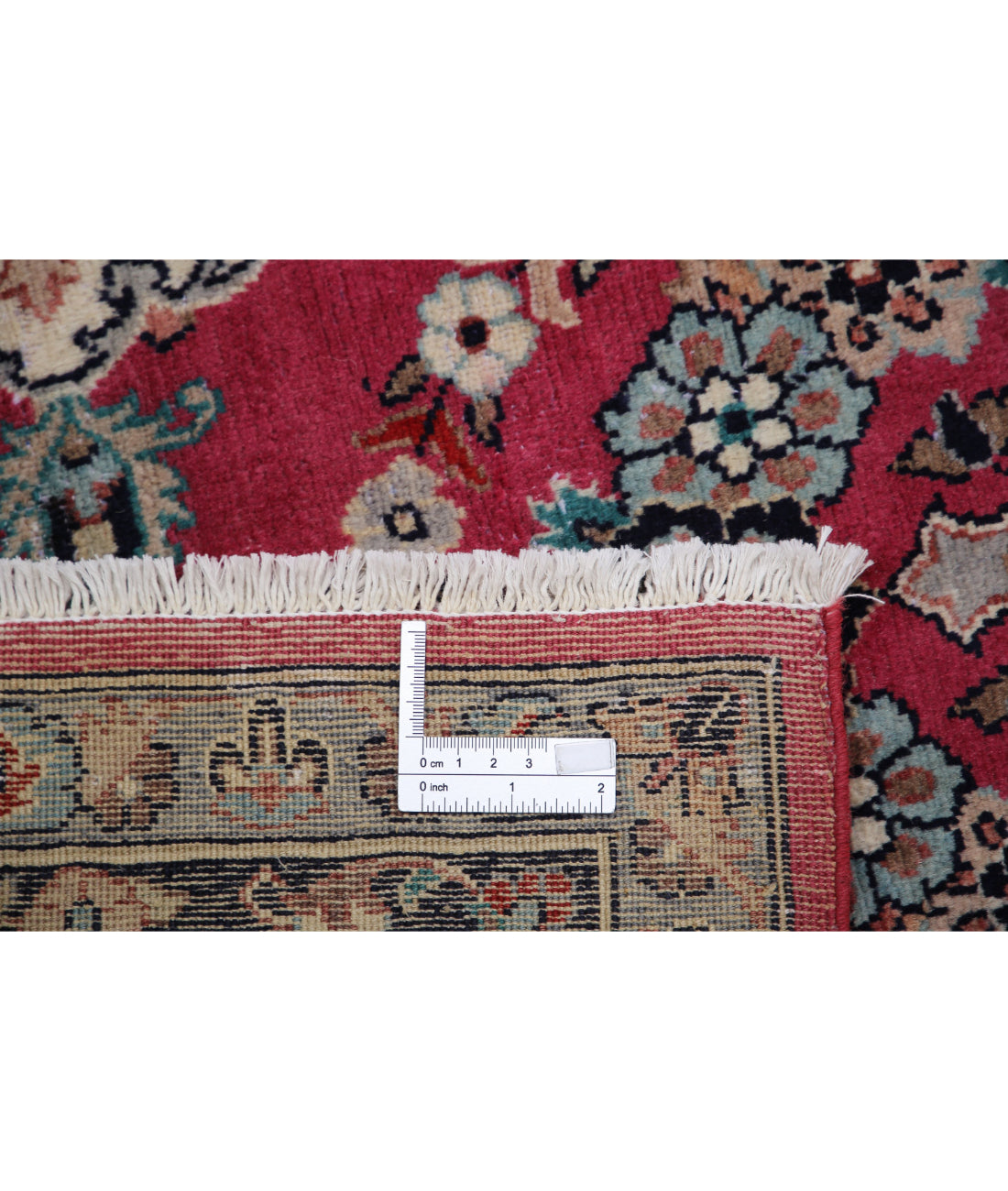 Hand Knotted Heritage Persian Style Wool Rug - 5'10'' x 9'3'' 5'10'' x 9'3'' (175 X 278) / Red / Black