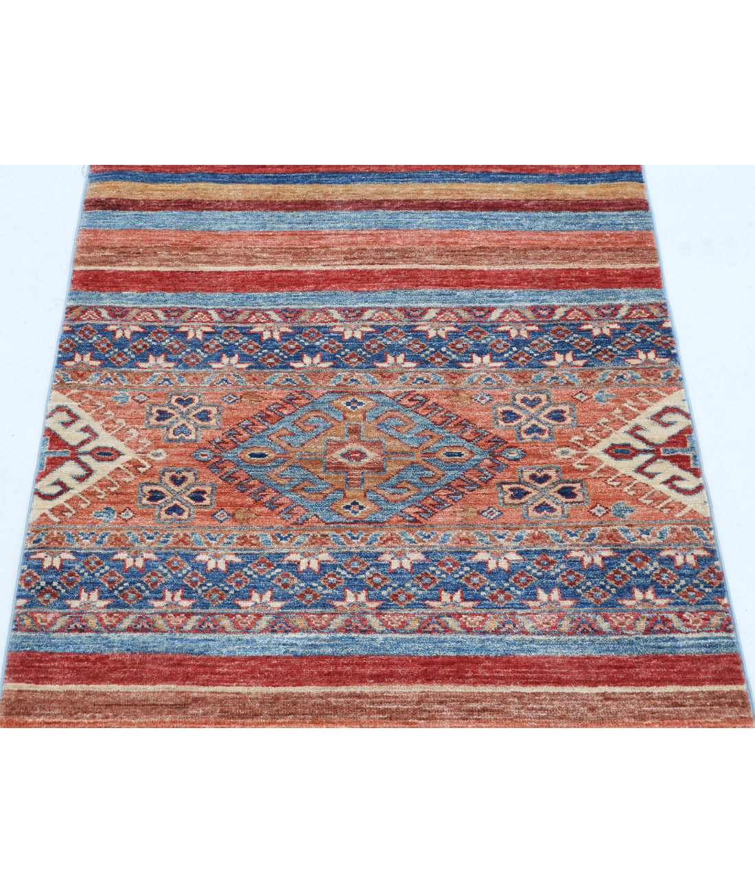 Hand Knotted Khurjeen Wool Rug - 2'9'' x 3'8'' 2'9'' x 3'8'' (83 X 110) / Multi / Multi