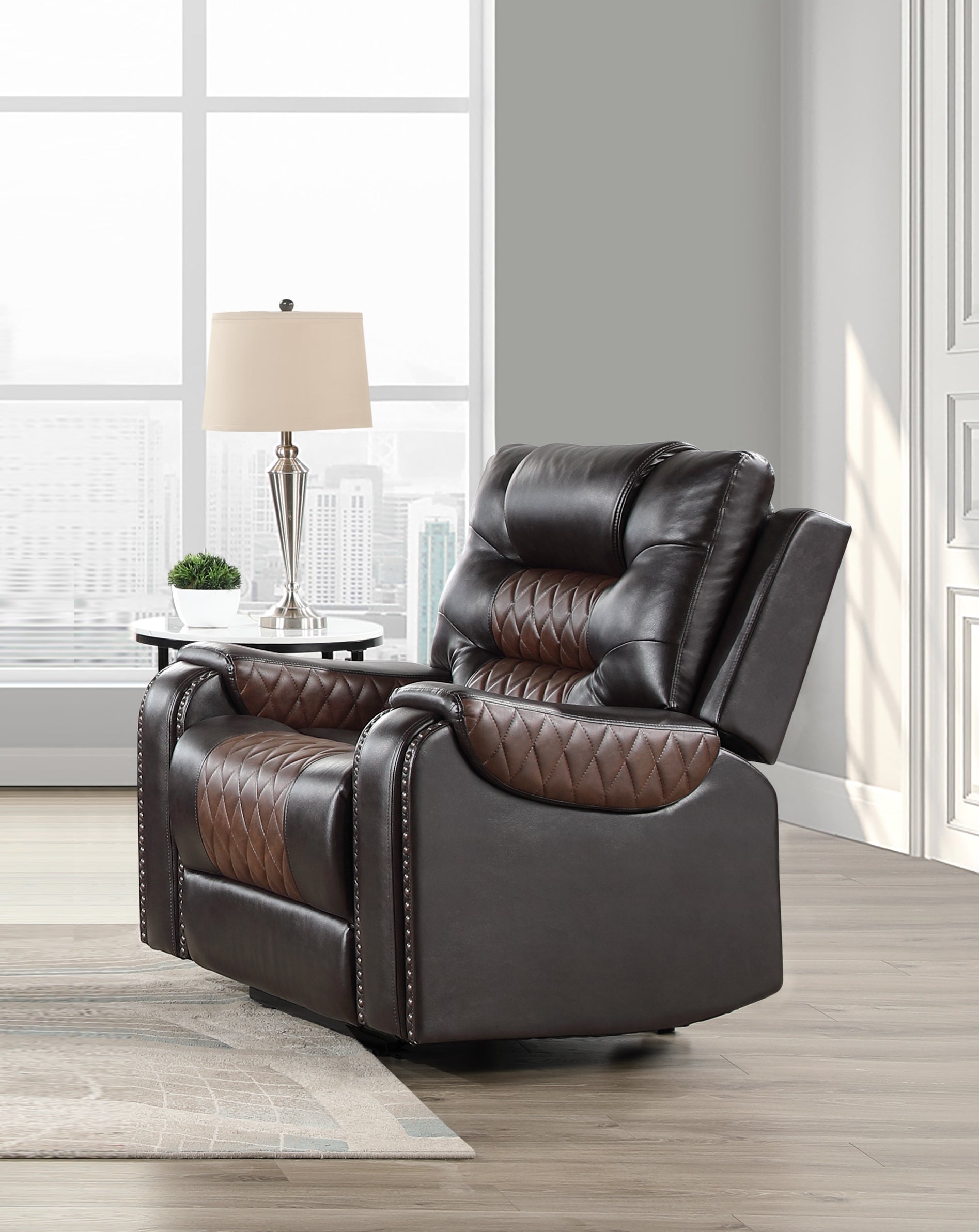 3PC RECLINING LEATHER SOFA SET