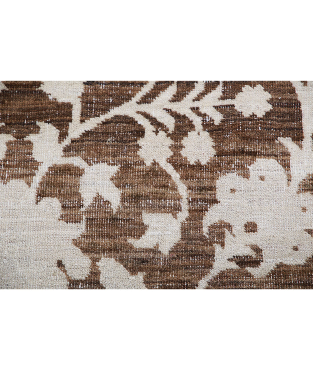 Hand Knotted Serenity Wool Rug - 8'11'' x 11'8'' 8'11'' x 11'8'' (268 X 350) / Brown / Ivory