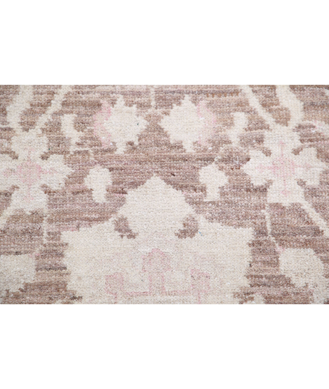 Hand Knotted Serenity Wool Rug - 2'7'' x 10'4'' 2'7'' x 10'4'' (78 X 310) / Brown / Ivory