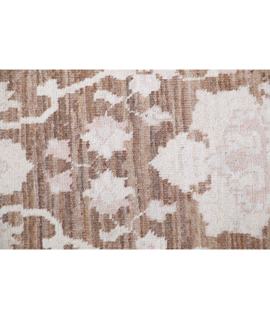 Hand Knotted Serenity Wool Rug - 2'4'' x 7'10'' 2'4'' x 7'10'' (70 X 235) / Brown / Ivory