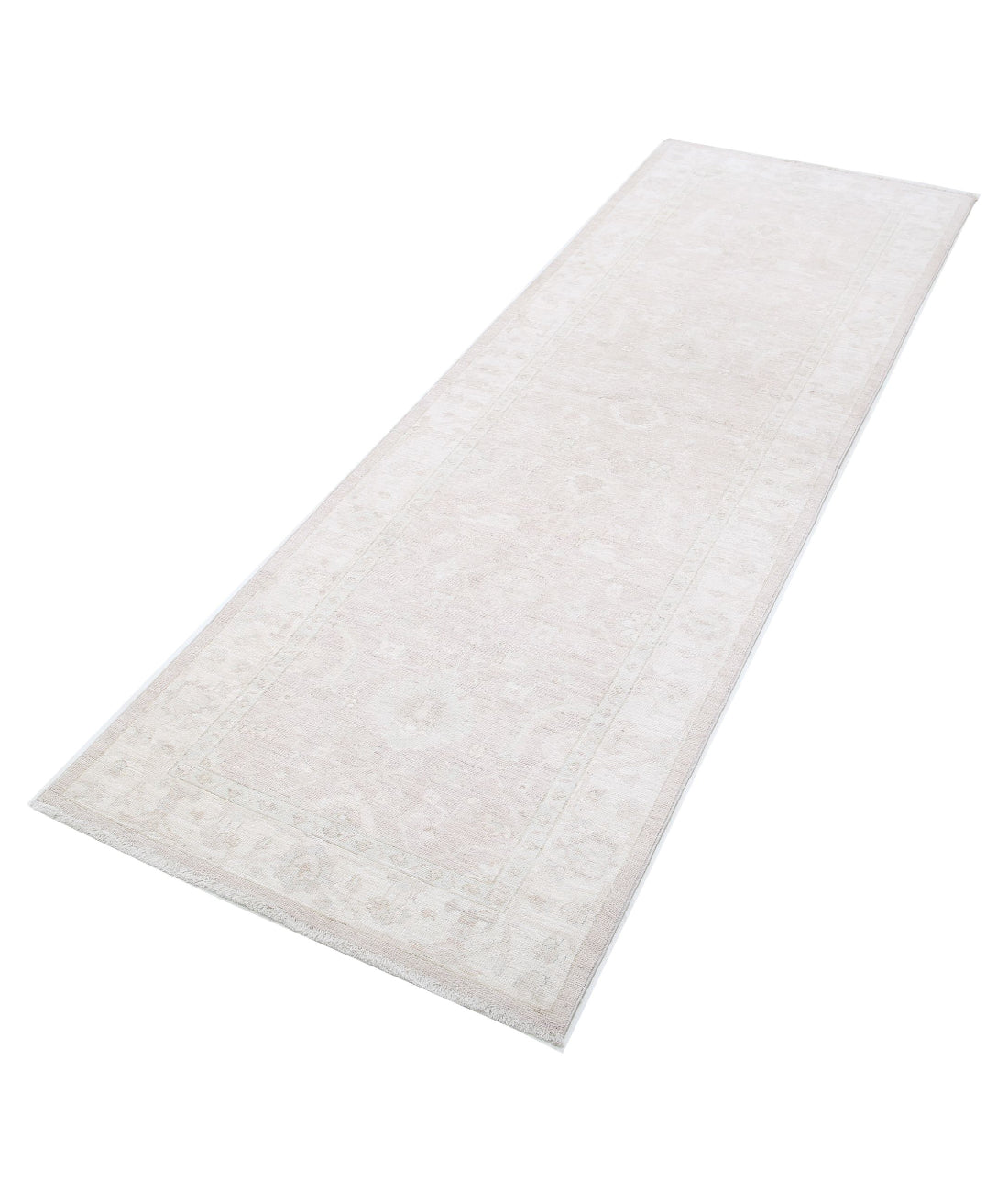 Hand Knotted Serenity Wool Rug - 2'7'' x 7'10'' 2'7'' x 7'10'' (78 X 235) / Taupe / Ivory