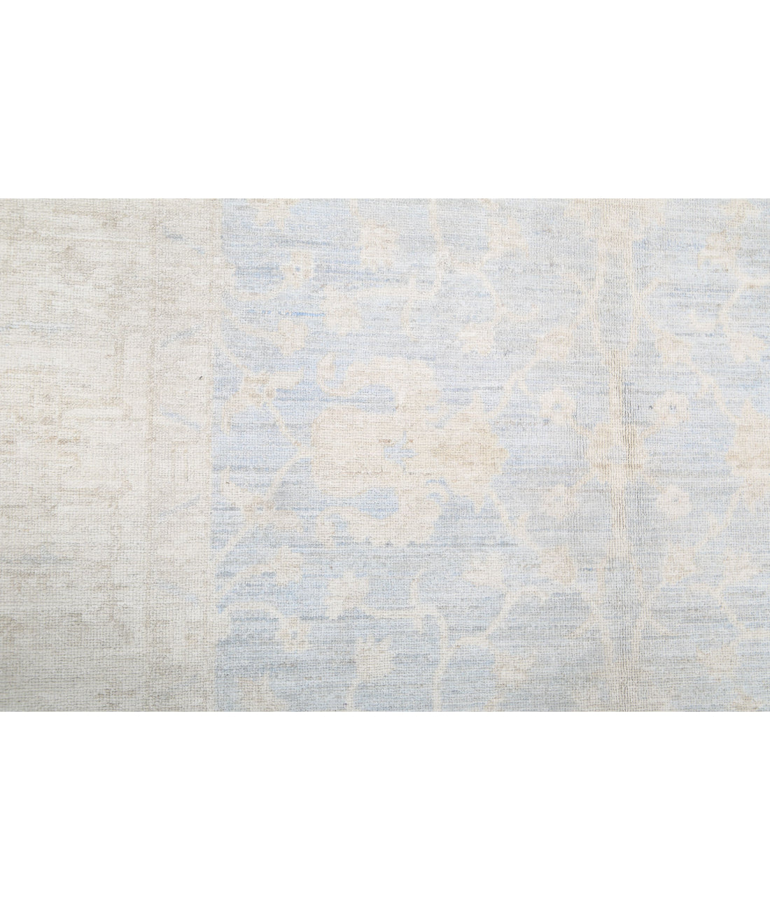 Hand Knotted Serenity Wool Rug - 4'10'' x 6'8'' 4'10'' x 6'8'' (145 X 200) / Blue / Ivory