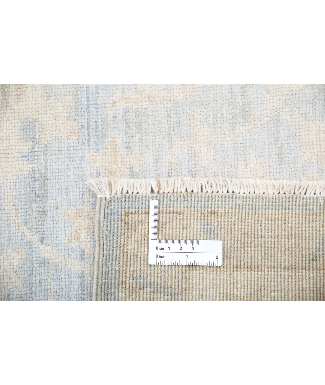 Hand Knotted Serenity Wool Rug - 4'10'' x 6'8'' 4'10'' x 6'8'' (145 X 200) / Blue / Ivory