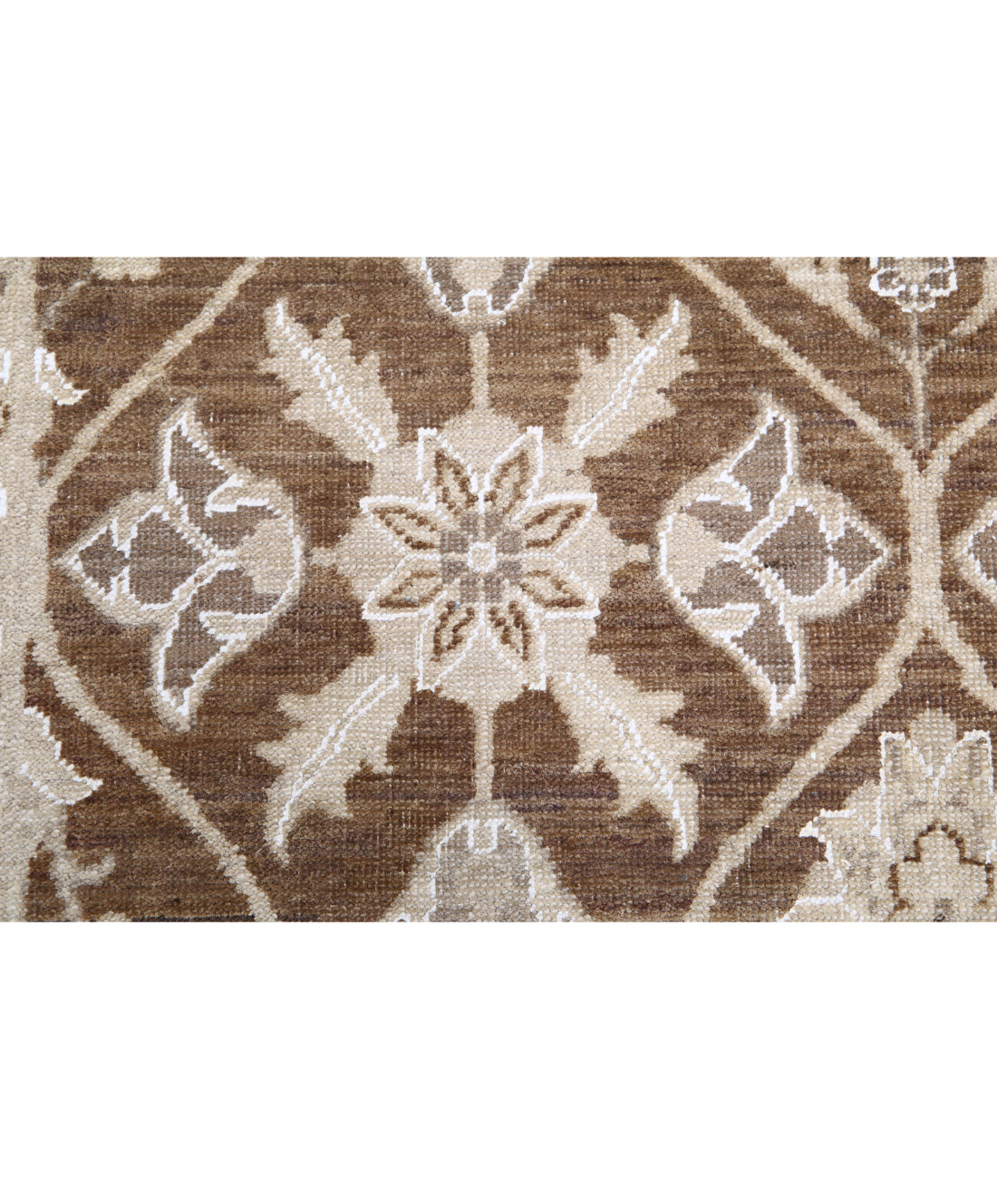 Hand Knotted Serenity Wool Rug - 8'9'' x 12'0'' 8'9'' x 12'0'' (263 X 360) / Brown / Ivory