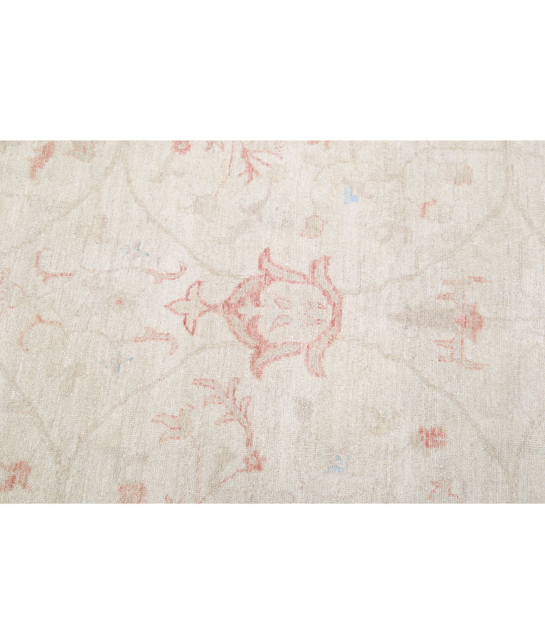 Hand Knotted Serenity Wool Rug - 13'2'' x 19'7'' 13'2'' x 19'7'' (395 X 588) / Ivory / Rust