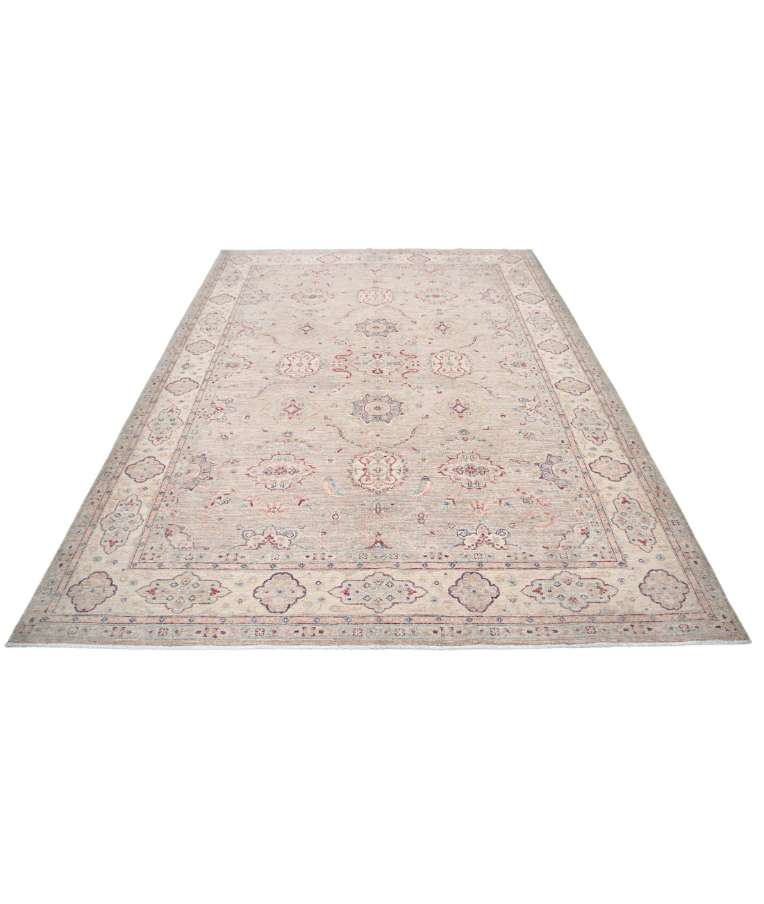 Hand Knotted Serenity Wool Rug - 6'9'' x 9'0'' 6'9'' x 9'0'' (203 X 270) / Brown / Ivory