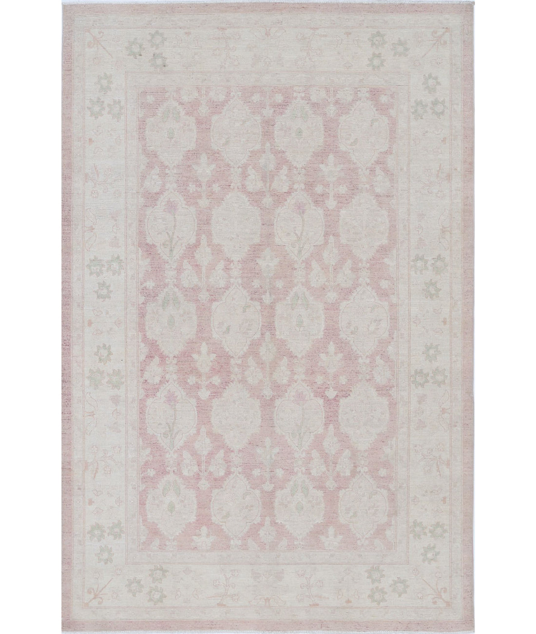 Hand Knotted Serenity Wool Rug - 6&#39;0&#39;&#39; x 9&#39;1&#39;&#39; 6&#39;0&#39;&#39; x 9&#39;1&#39;&#39; (180 X 273) / Brown / Ivory