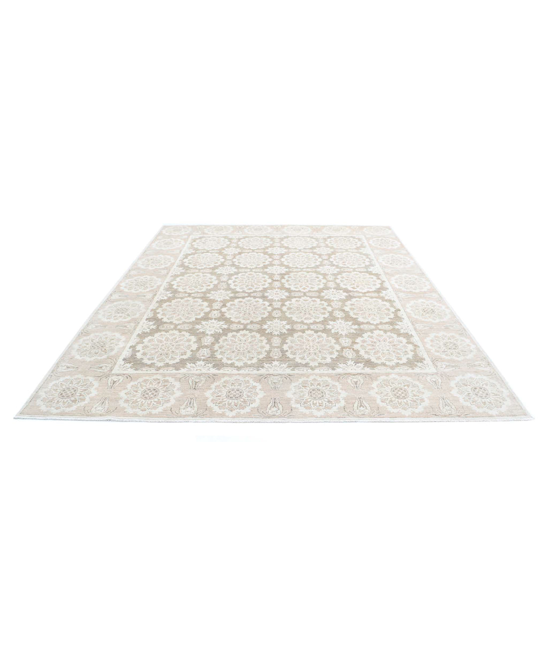 Hand Knotted Serenity Wool Rug - 8'11'' x 10'6'' 8'11'' x 10'6'' (268 X 315) / Brown / Brown