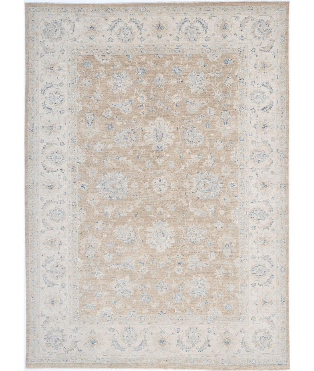 Hand Knotted Serenity Wool Rug - 8&#39;0&#39;&#39; x 11&#39;4&#39;&#39; 8&#39;0&#39;&#39; x 11&#39;4&#39;&#39; (240 X 340) / Brown / Ivory