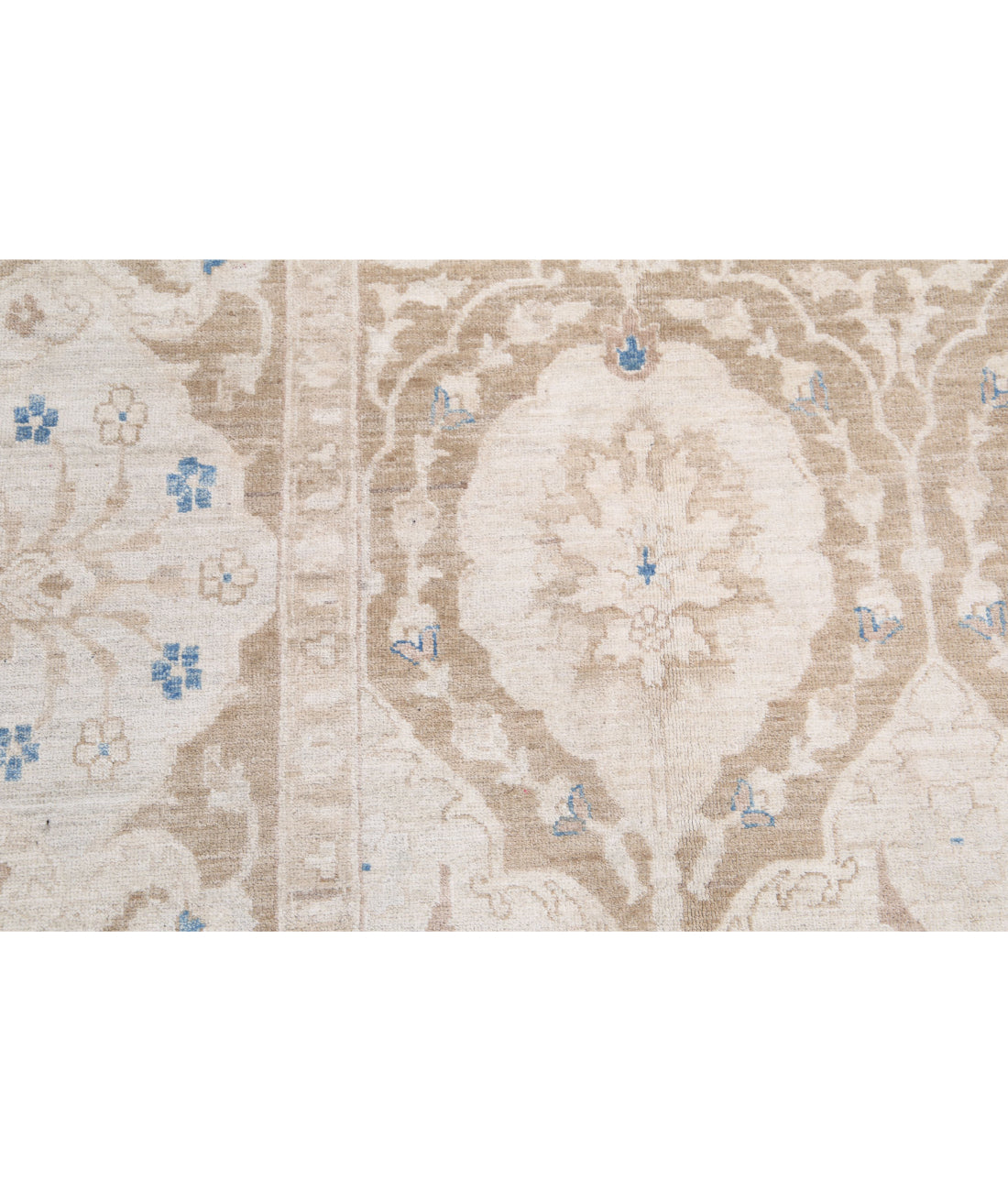 Hand Knotted Serenity Wool Rug - 8'10'' x 11'7'' 8'10'' x 11'7'' (265 X 348) / Brown / Ivory