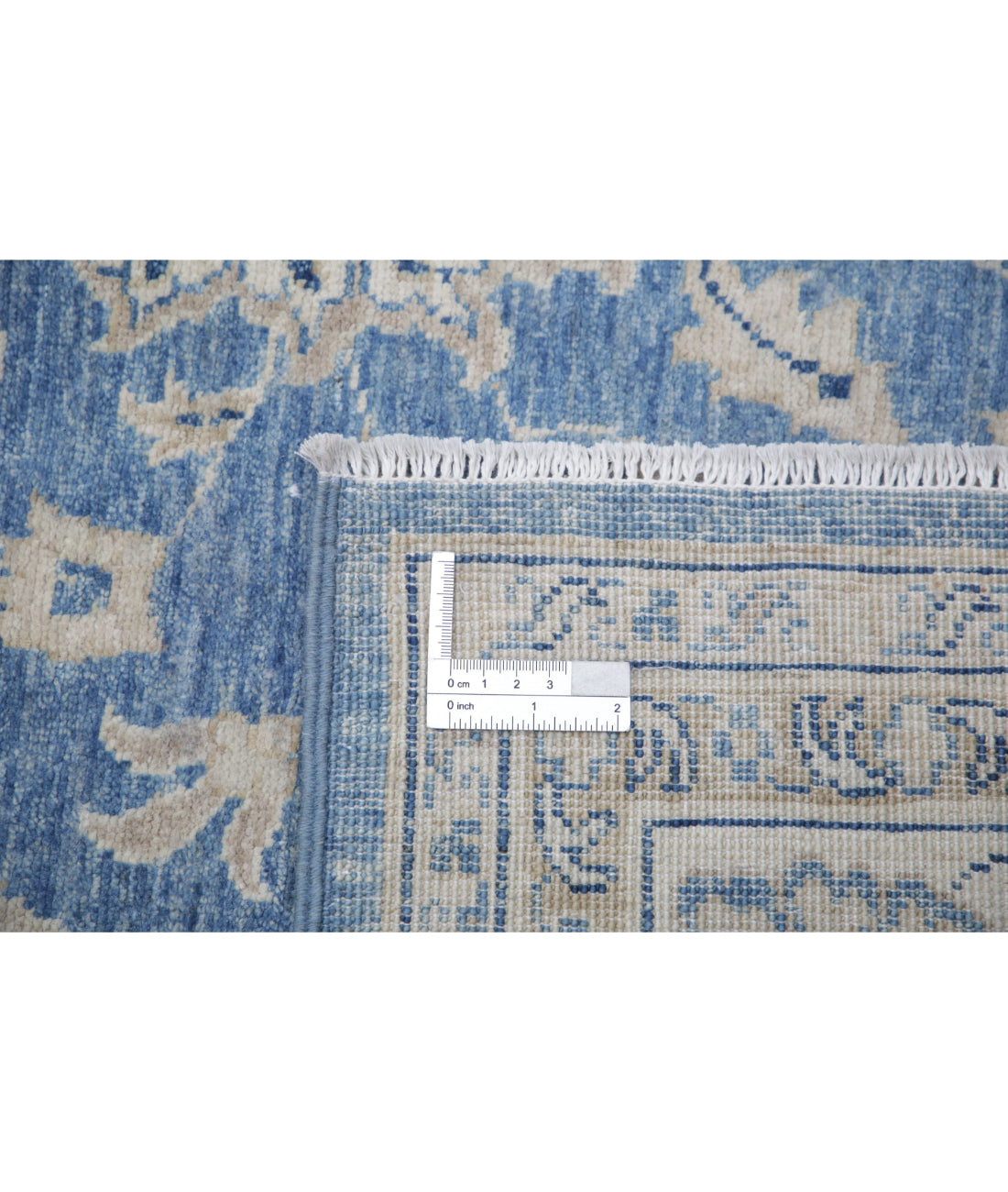 Hand Knotted Serenity Wool Rug - 4'9'' x 6'9'' 4'9'' x 6'9'' (143 X 203) / Blue / Ivory