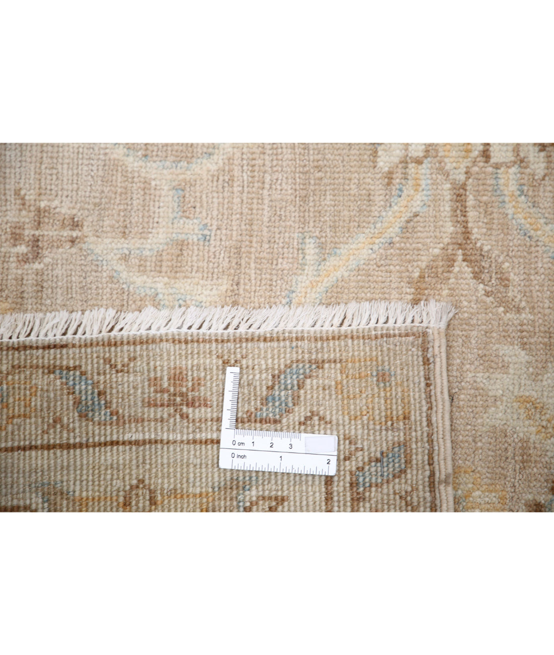 Hand Knotted Serenity Wool Rug - 4'0'' x 9'2'' 4'0'' x 9'2'' (120 X 275) / Brown / Ivory