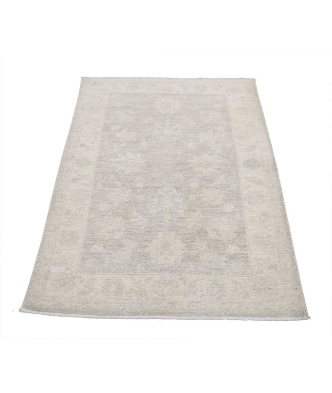Hand Knotted Serenity Wool Rug - 3'1'' x 4'7'' 3'1'' x 4'7'' (93 X 138) / Brown / Ivory