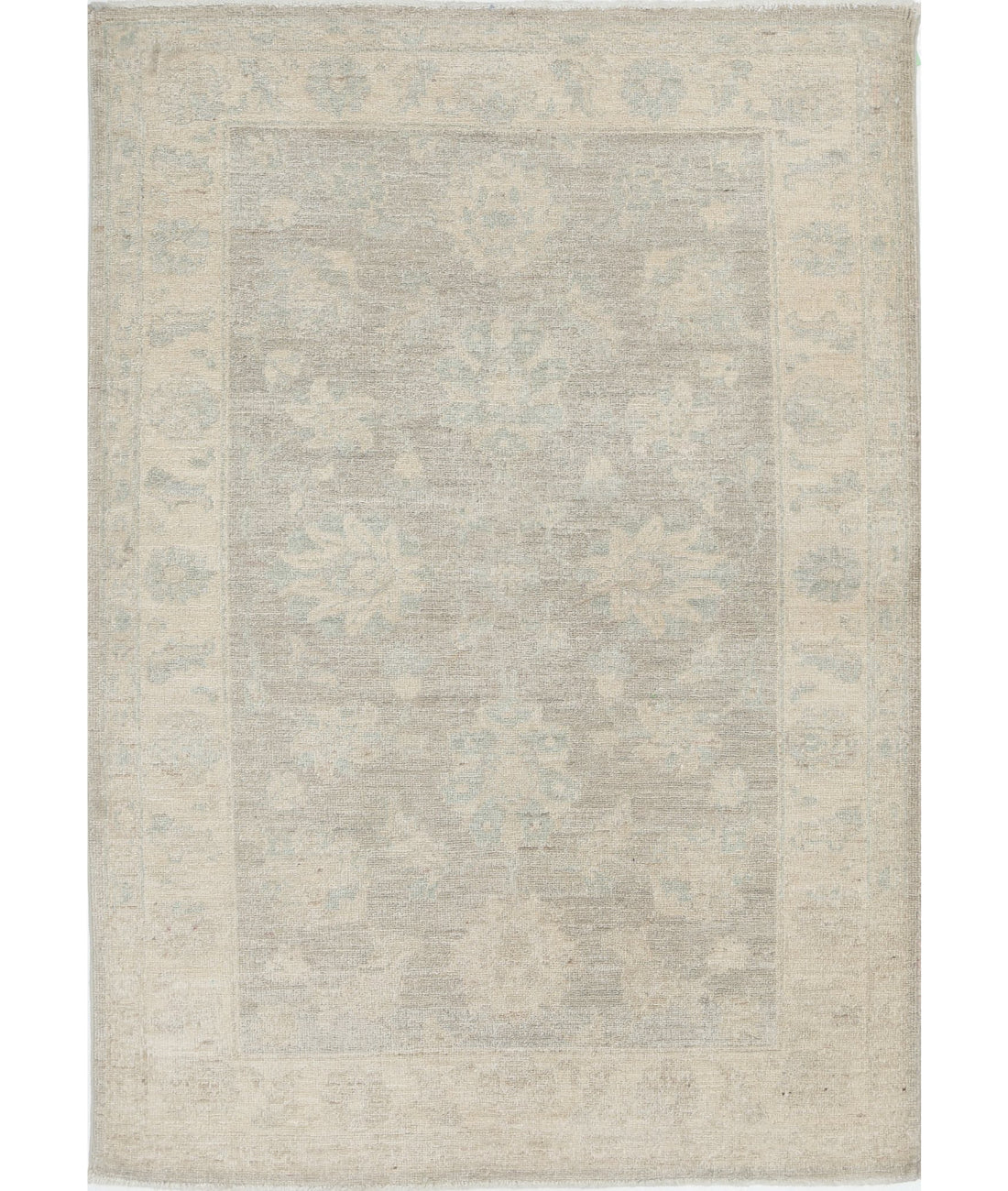Hand Knotted Serenity Wool Rug - 3&#39;1&#39;&#39; x 4&#39;7&#39;&#39; 3&#39;1&#39;&#39; x 4&#39;7&#39;&#39; (93 X 138) / Brown / Ivory