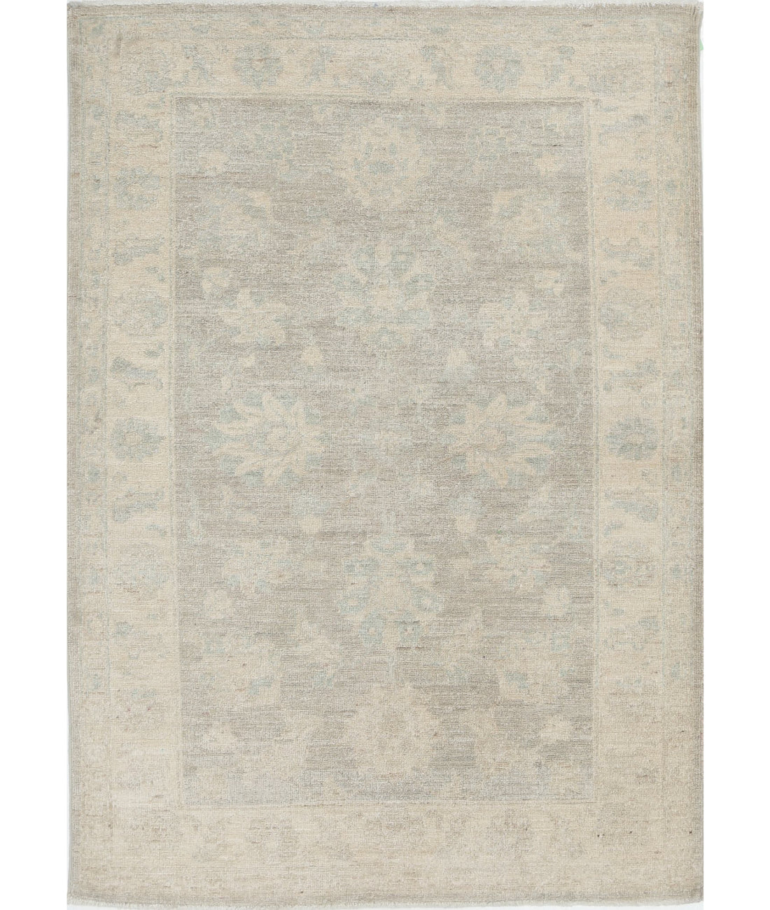 Hand Knotted Serenity Wool Rug - 3'1'' x 4'7'' 3'1'' x 4'7'' (93 X 138) / Brown / Ivory