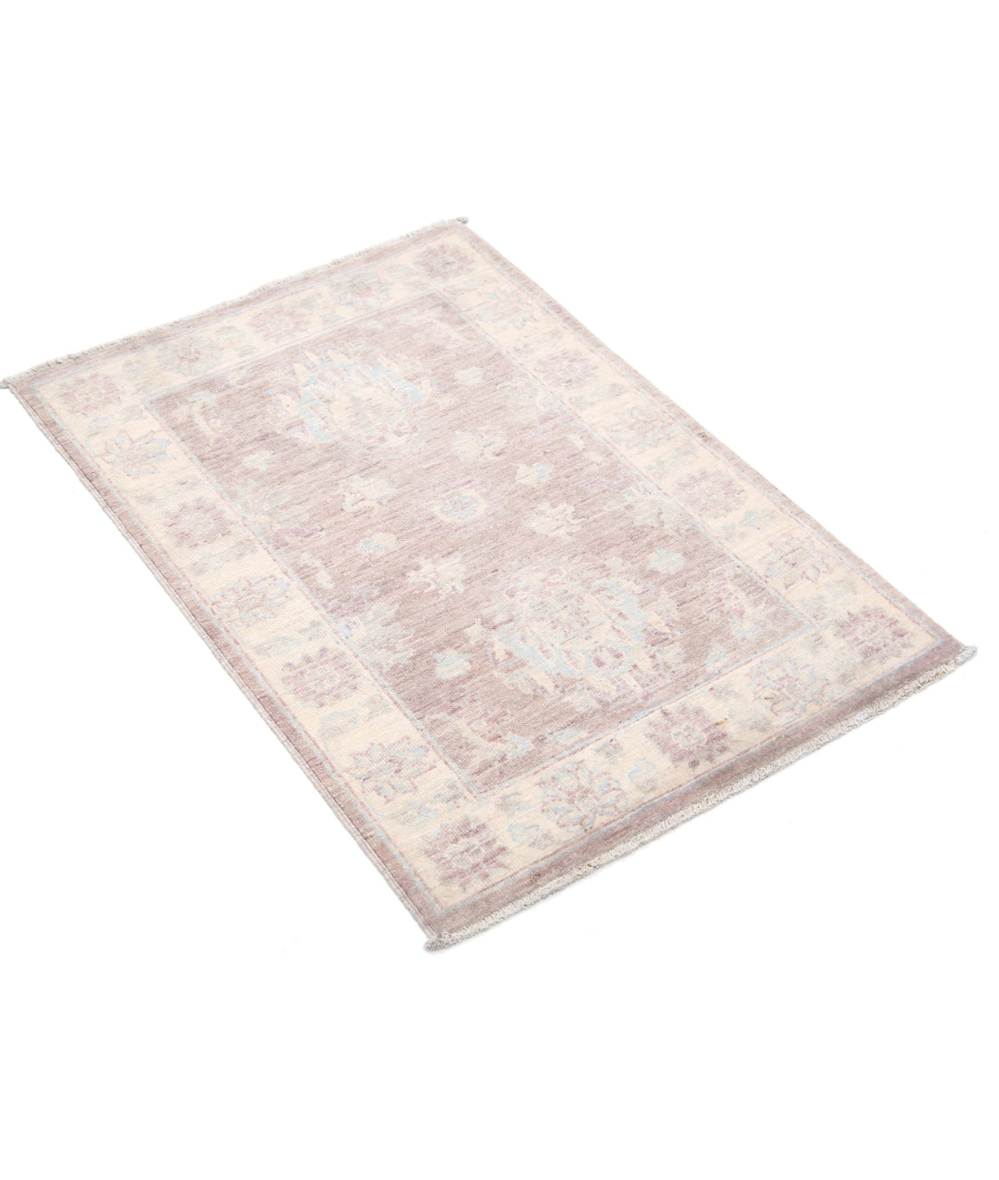 Hand Knotted Serenity Wool Rug - 2'2'' x 3'1'' 2'2'' x 3'1'' (65 X 93) / Brown / Ivory