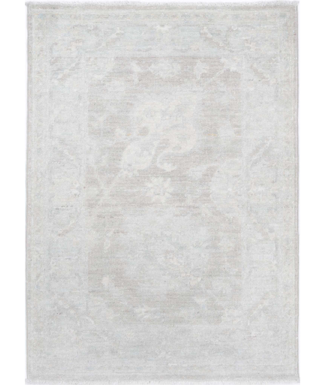 Hand Knotted Serenity Wool Rug - 2&#39;2&#39;&#39; x 3&#39;1&#39;&#39; 2&#39;2&#39;&#39; x 3&#39;1&#39;&#39; (65 X 93) / Brown / Ivory