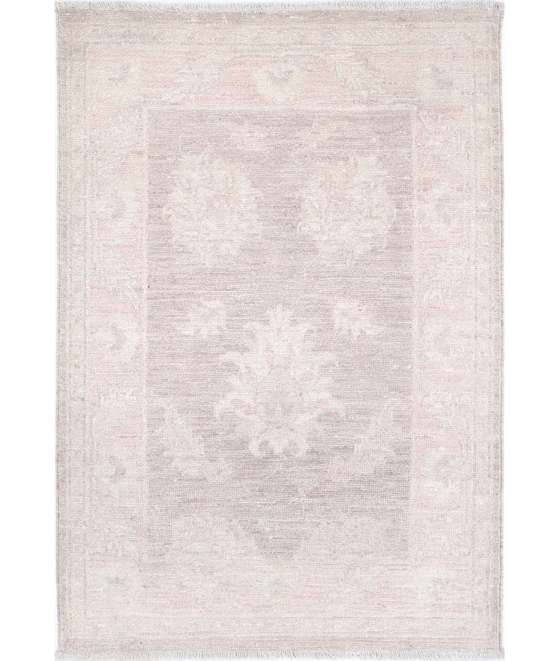 Hand Knotted Serenity Wool Rug - 2&#39;1&#39;&#39; x 3&#39;1&#39;&#39; 2&#39;1&#39;&#39; x 3&#39;1&#39;&#39; (63 X 93) / Brown / Ivory