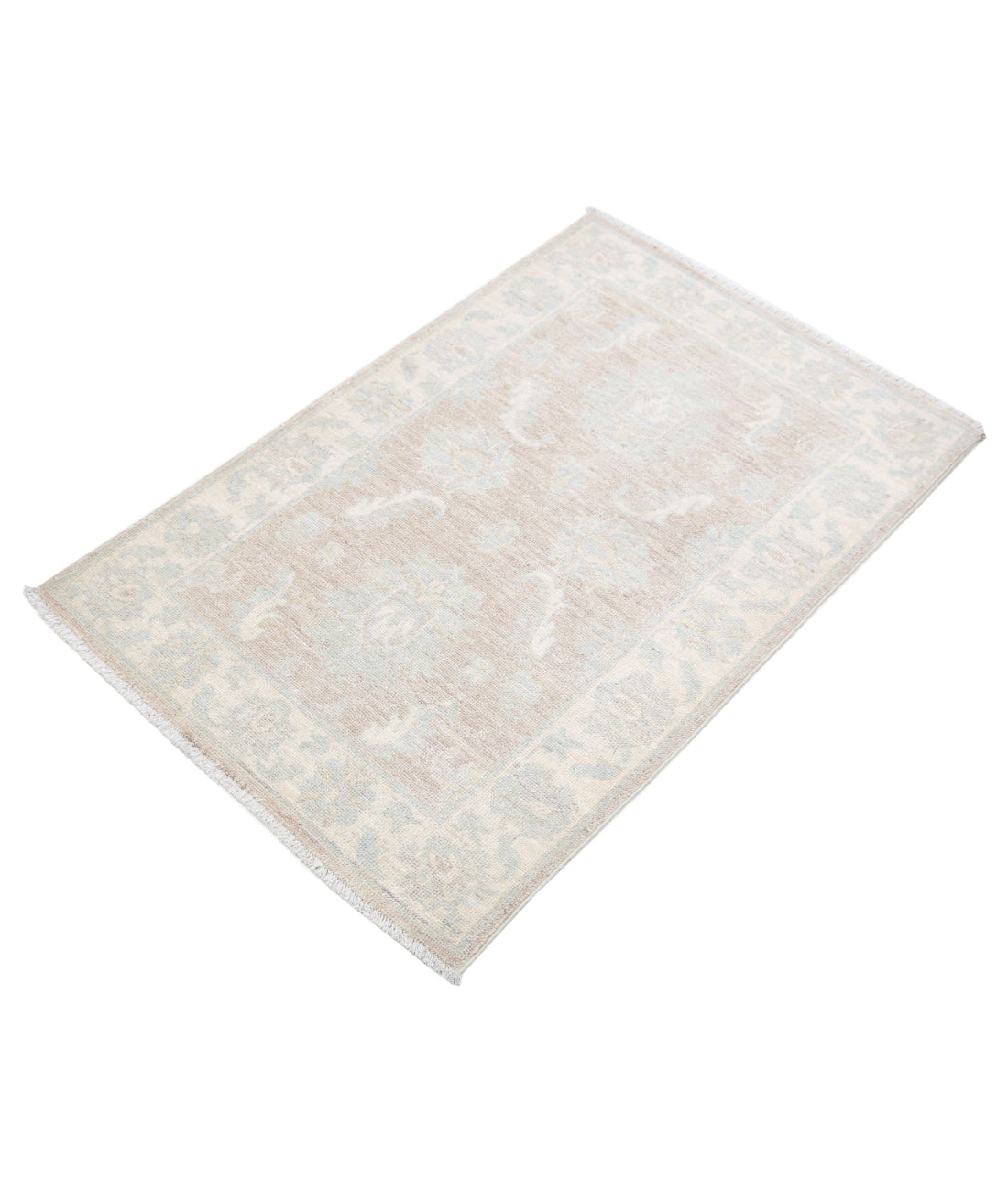 Hand Knotted Serenity Wool Rug - 2'3'' x 3'3'' 2'3'' x 3'3'' (68 X 98) / Brown / Ivory