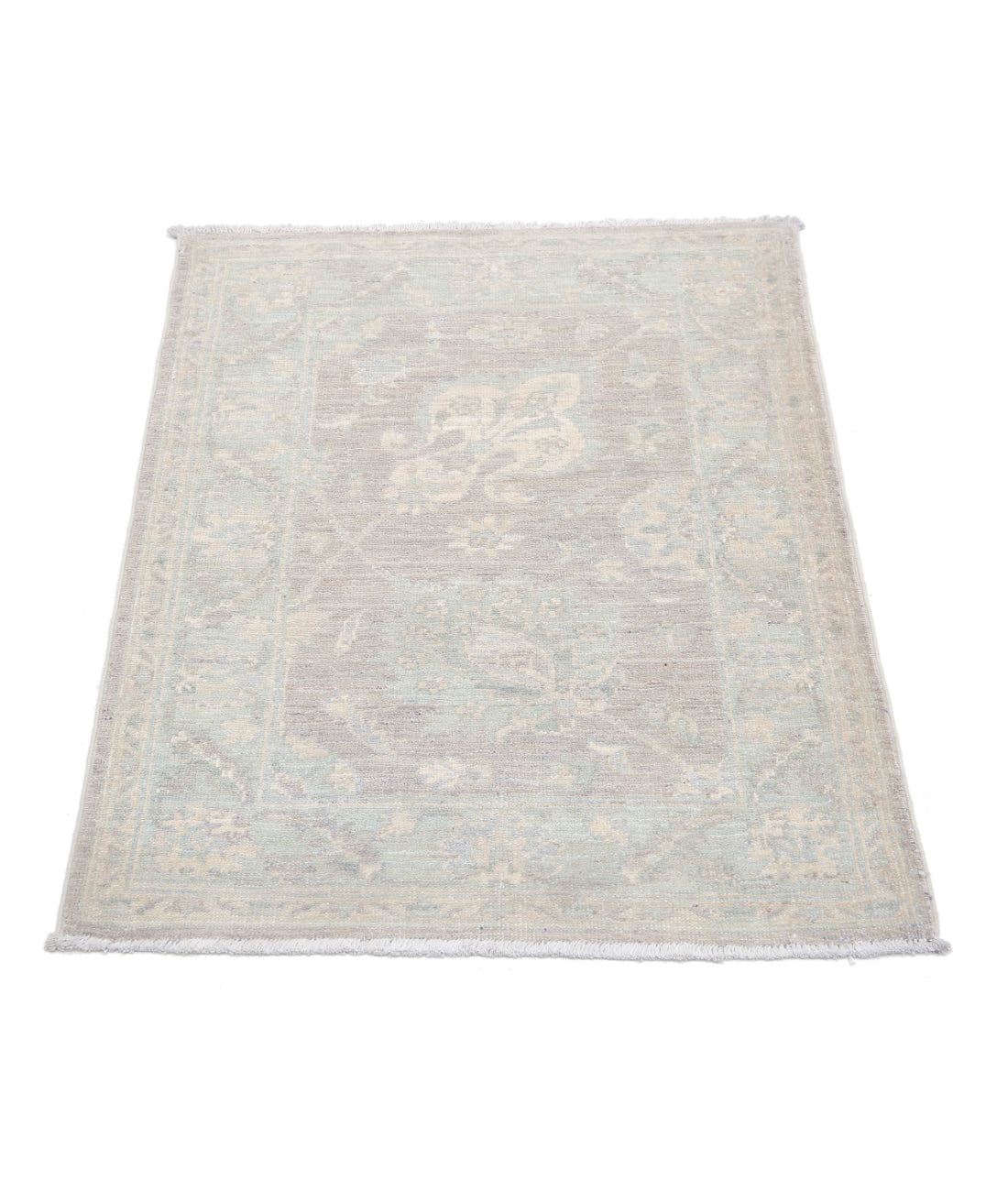 Hand Knotted Serenity Wool Rug - 2'3'' x 2'11'' 2'3'' x 2'11'' (68 X 88) / Brown / Ivory