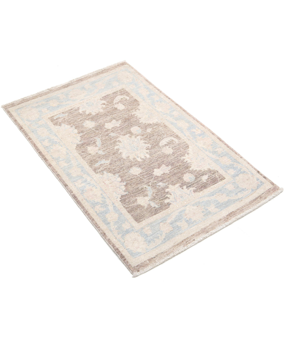 Hand Knotted Serenity Wool Rug - 2'0'' x 3'1'' 2'0'' x 3'1'' (60 X 93) / Brown / Grey