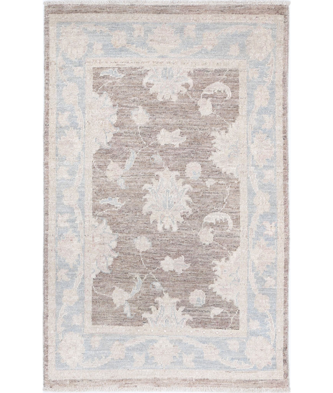 Hand Knotted Serenity Wool Rug - 2&#39;0&#39;&#39; x 3&#39;1&#39;&#39; 2&#39;0&#39;&#39; x 3&#39;1&#39;&#39; (60 X 93) / Brown / Grey