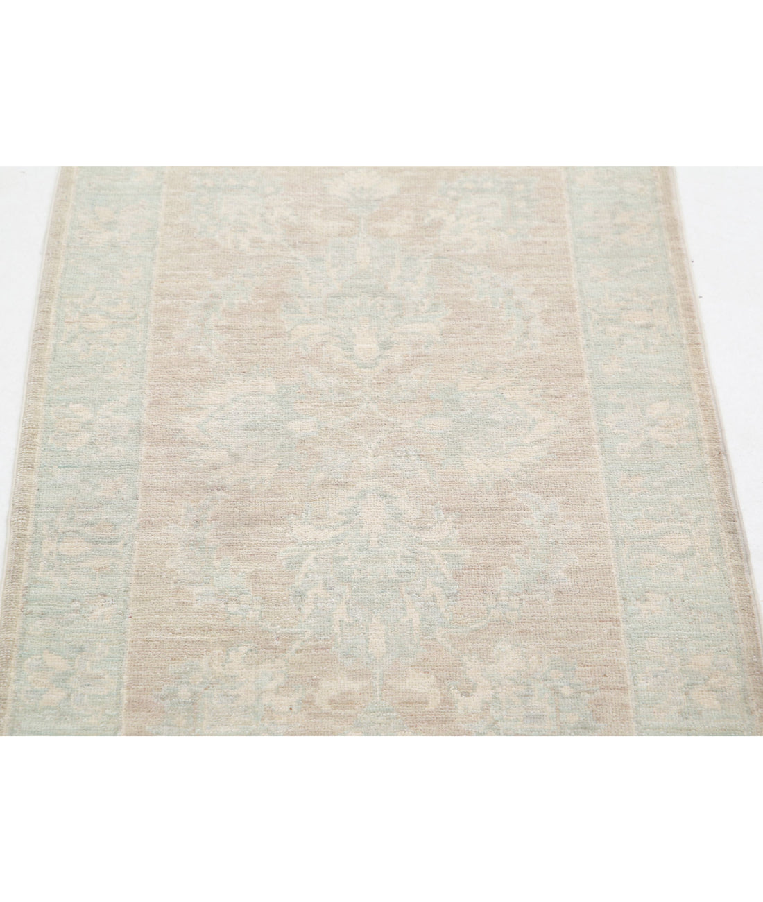 Hand Knotted Serenity Wool Rug - 2'1'' x 3'2'' 2'1'' x 3'2'' (63 X 95) / Brown / Blue