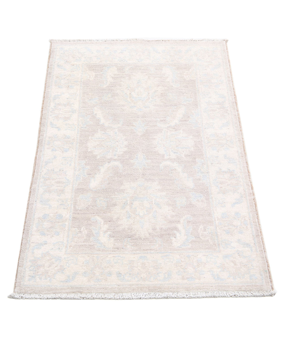 Hand Knotted Serenity Wool Rug - 2'0'' x 3'4'' 2'0'' x 3'4'' (60 X 100) / Brown / Ivory