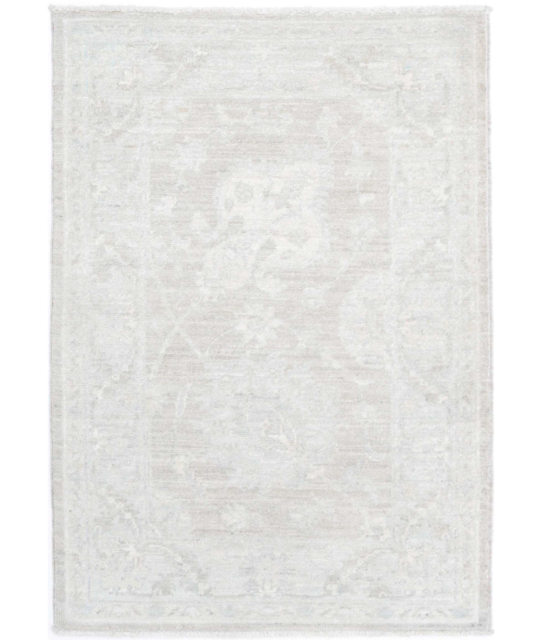 Hand Knotted Serenity Wool Rug - 2&#39;0&#39;&#39; x 2&#39;10&#39;&#39; 2&#39;0&#39;&#39; x 2&#39;10&#39;&#39; (60 X 85) / Brown / Ivory