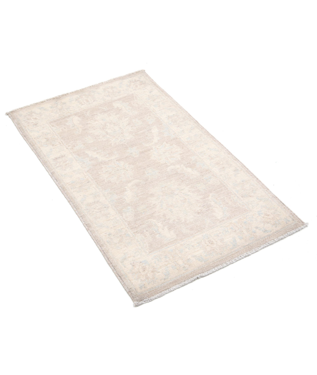 Hand Knotted Serenity Wool Rug - 2'0'' x 3'3'' 2'0'' x 3'3'' (60 X 98) / Brown / Ivory