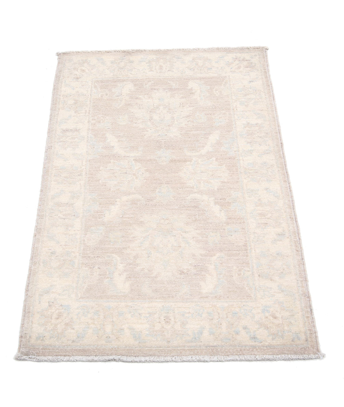 Hand Knotted Serenity Wool Rug - 2'0'' x 3'3'' 2'0'' x 3'3'' (60 X 98) / Brown / Ivory